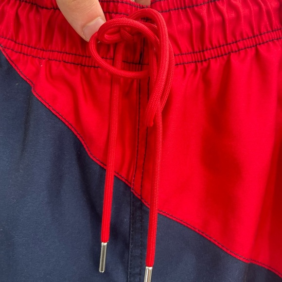 Lands end swim red blue pattern board shorts size xxl - Picture 4 of 7